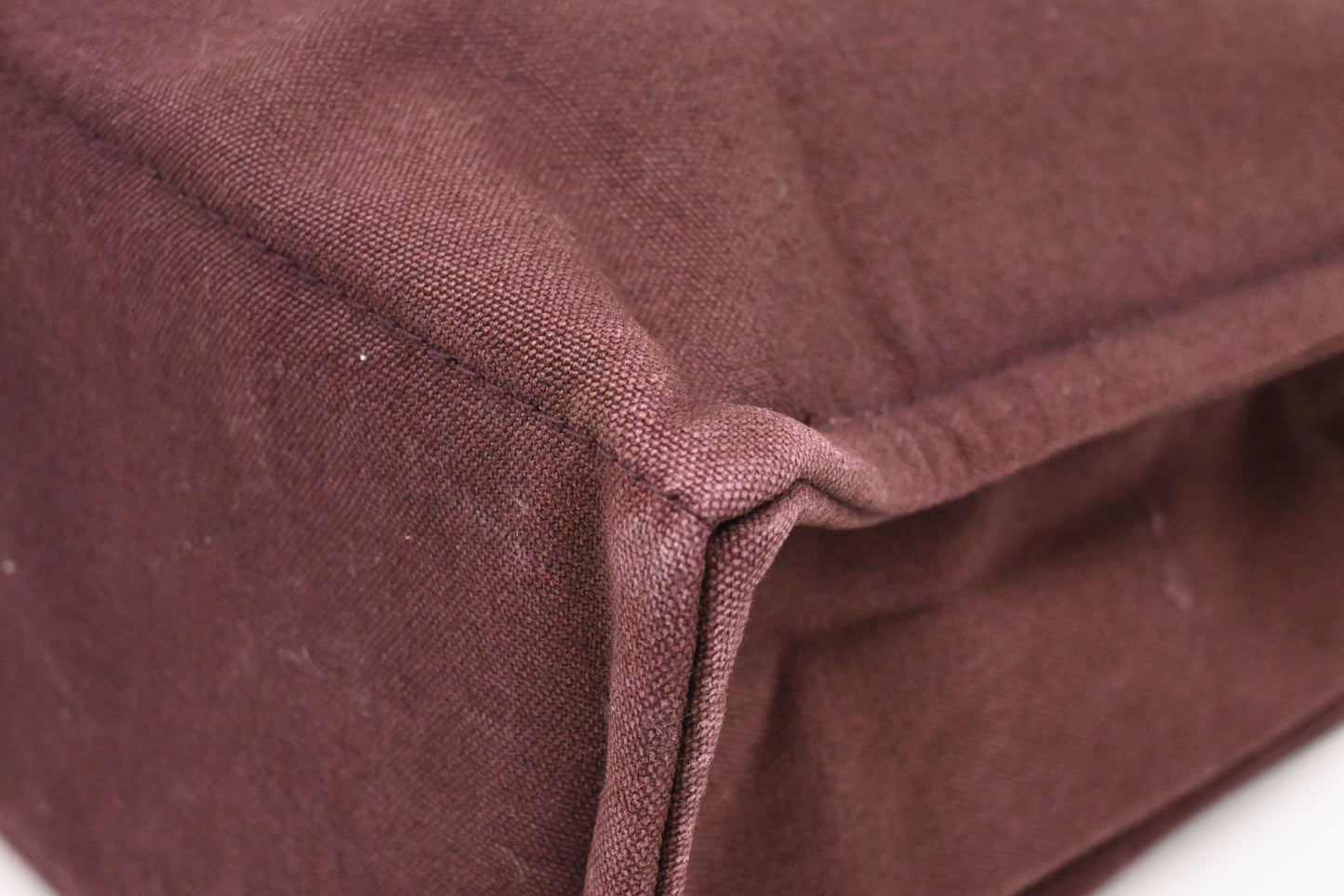 Hermes Fourre Tout MM in Burgundy Canvas