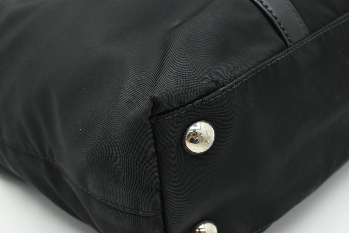 Prada Two Way Bag in Black Nylon