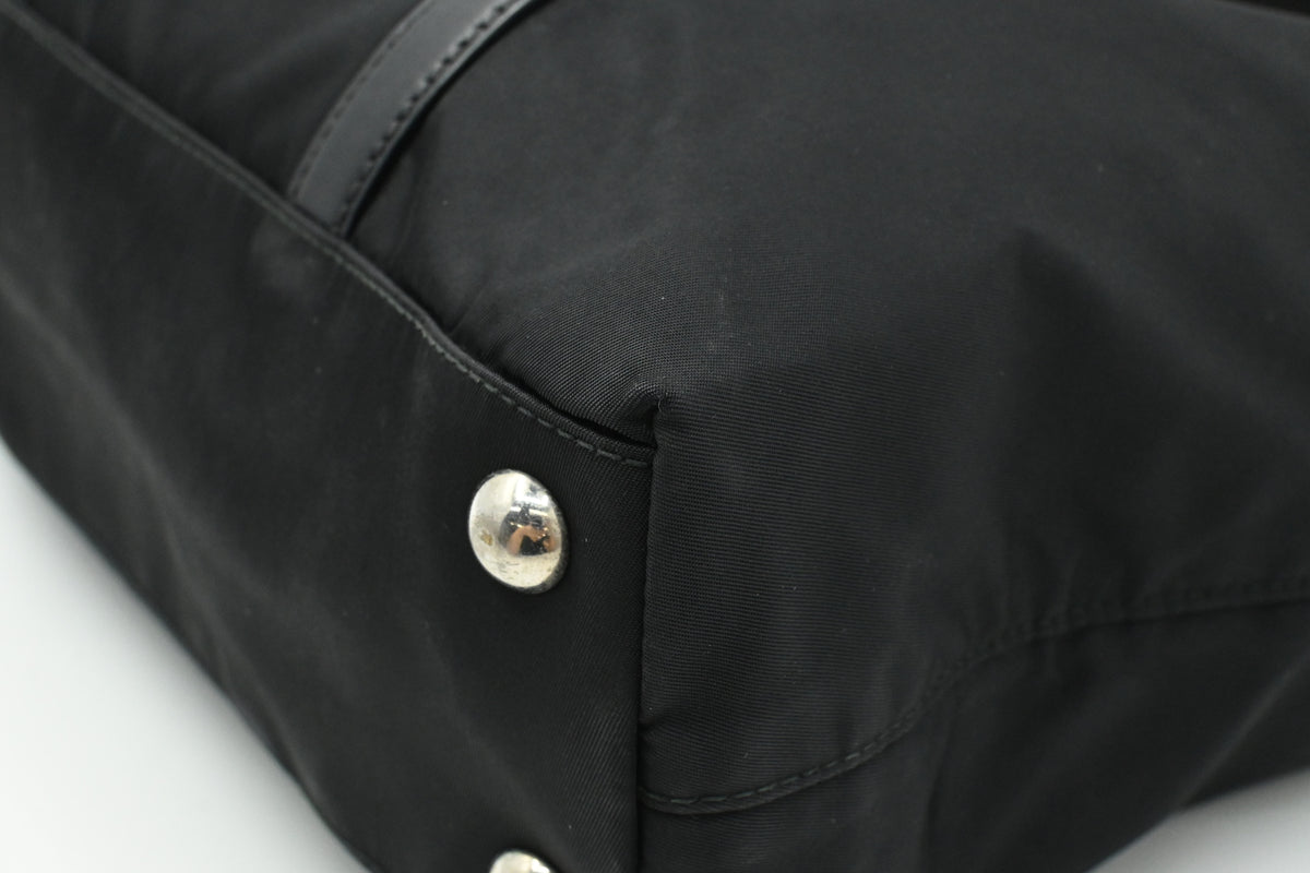 Prada Two Way Bag in Black Nylon