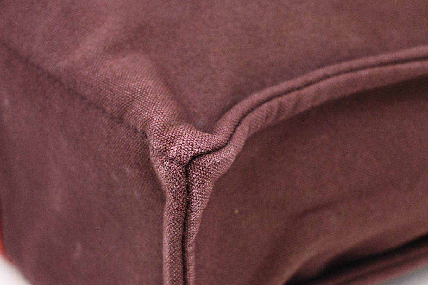 Hermes Fourre Tout MM in Burgundy Canvas