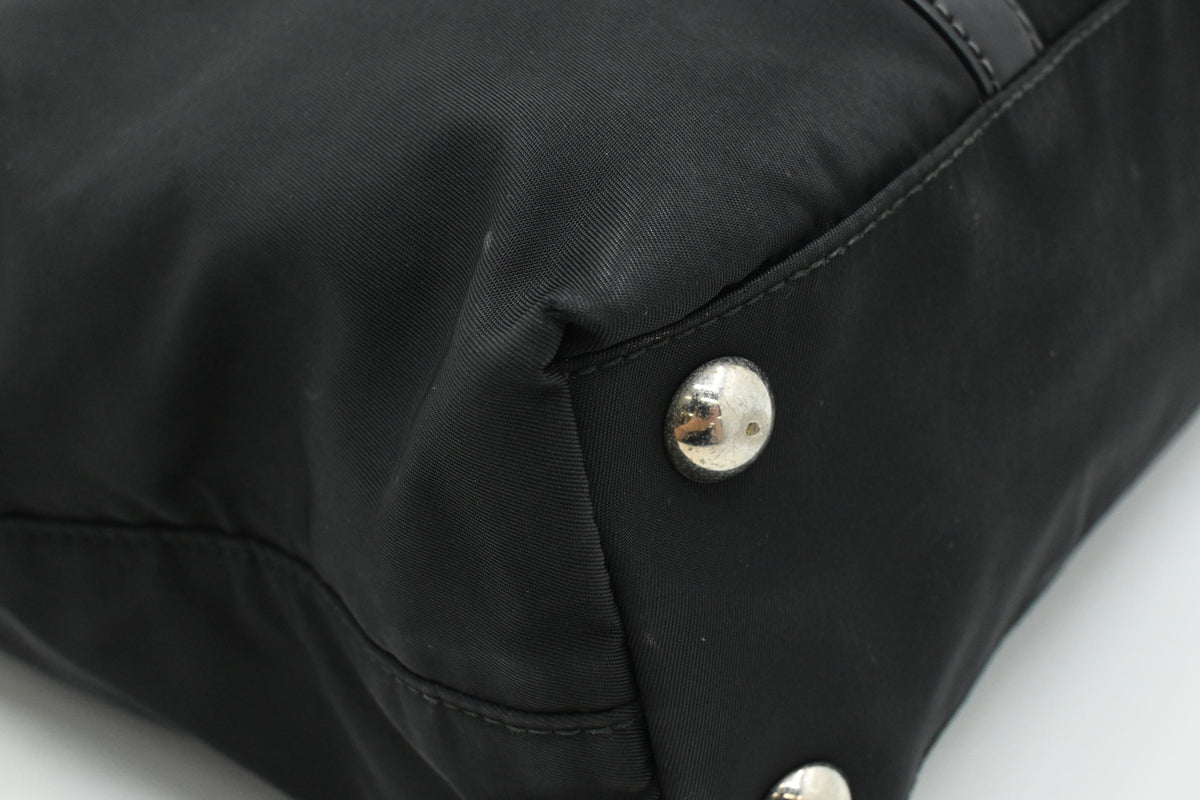Prada Two Way Bag in Black Nylon