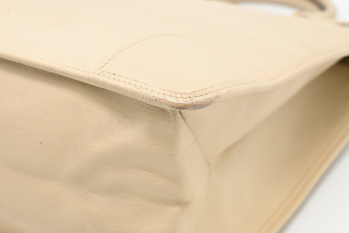 Gucci Tote Bag in Beige Leather