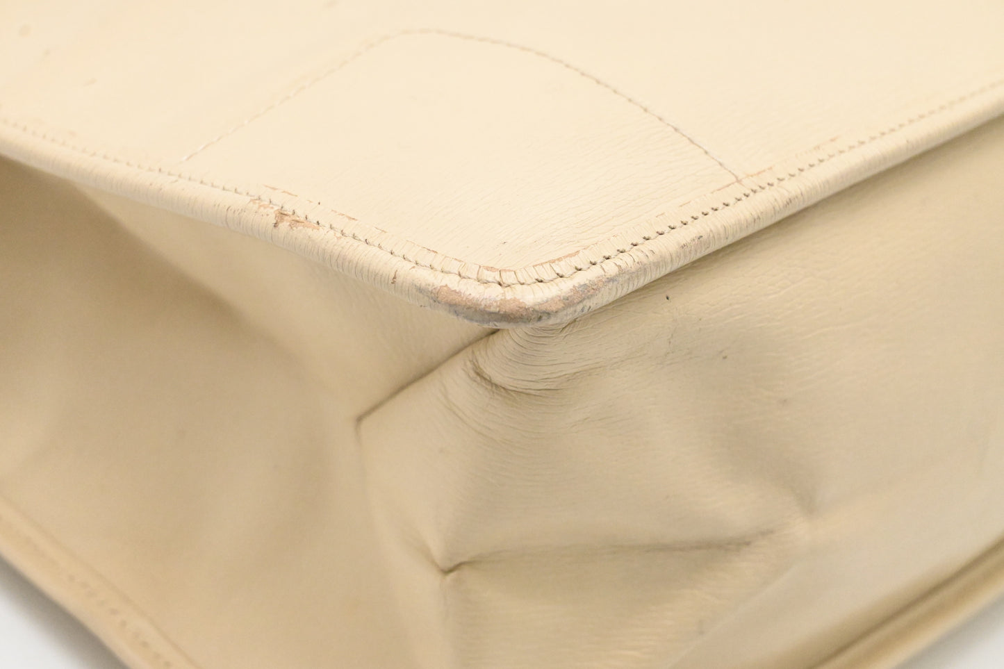 Gucci Tote Bag in Beige Leather