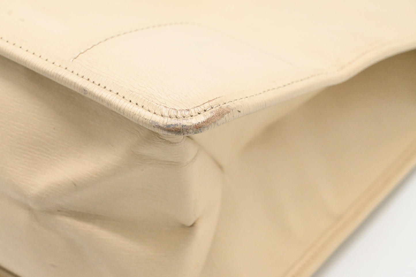 Gucci Tote Bag in Beige Leather