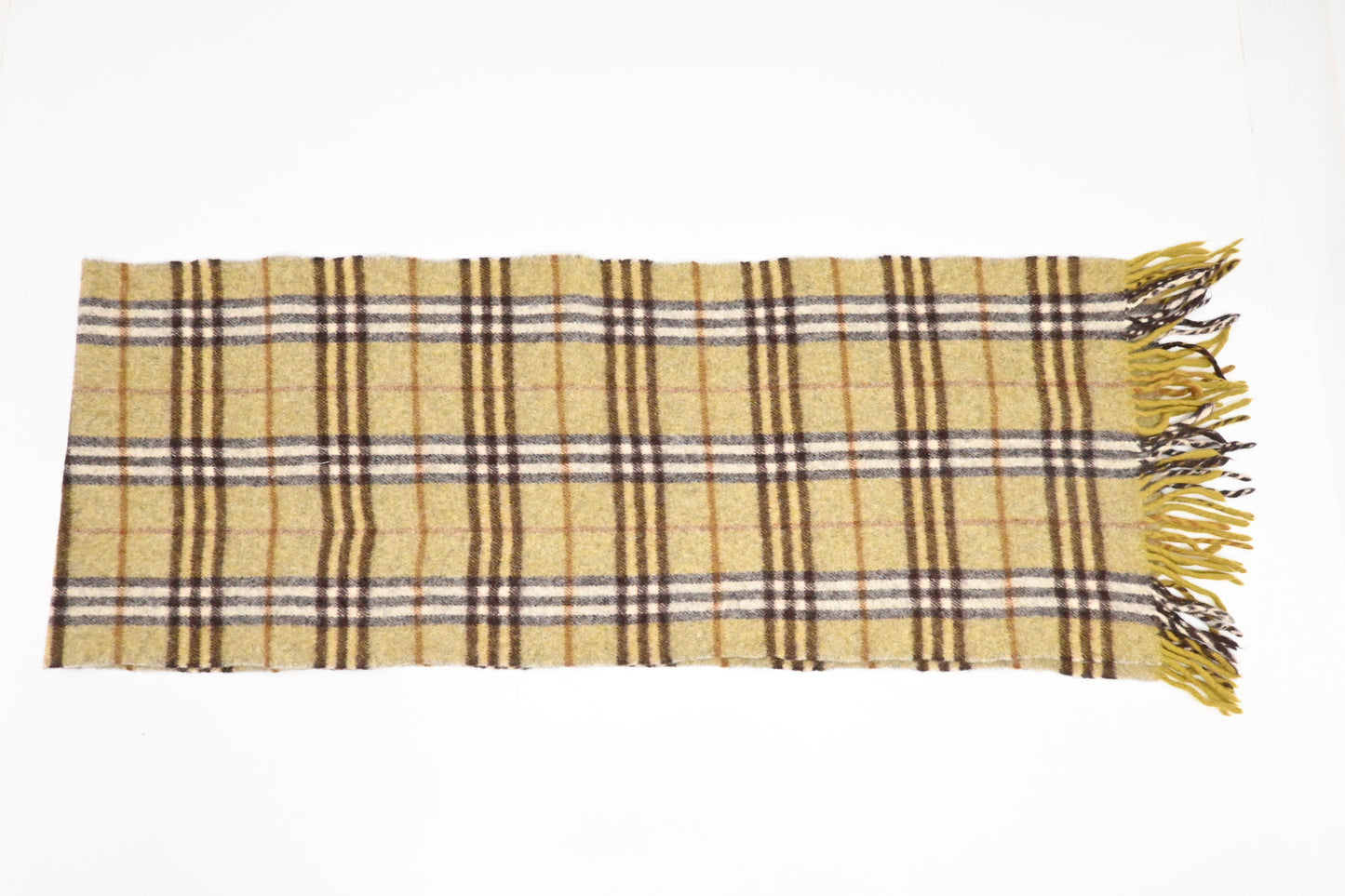 Burberry Scarf in Green Cashmere