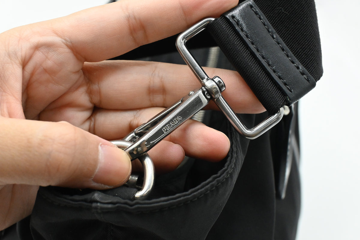 Prada Two Way Bag in Black Nylon