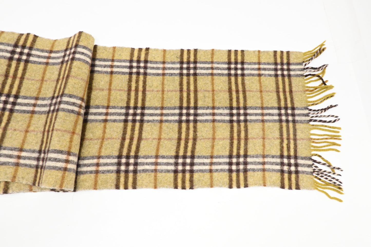 Burberry Scarf in Green Cashmere