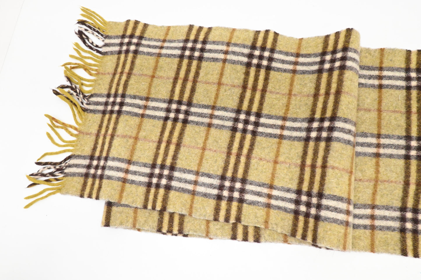 Burberry Scarf in Green Cashmere