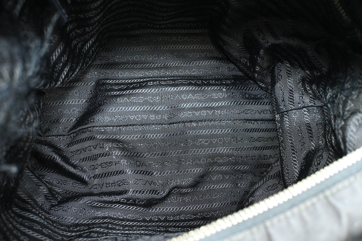 Prada Two Way Bag in Black Nylon