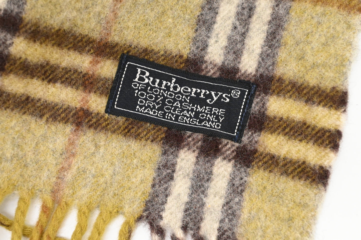 Burberry Scarf in Green Cashmere