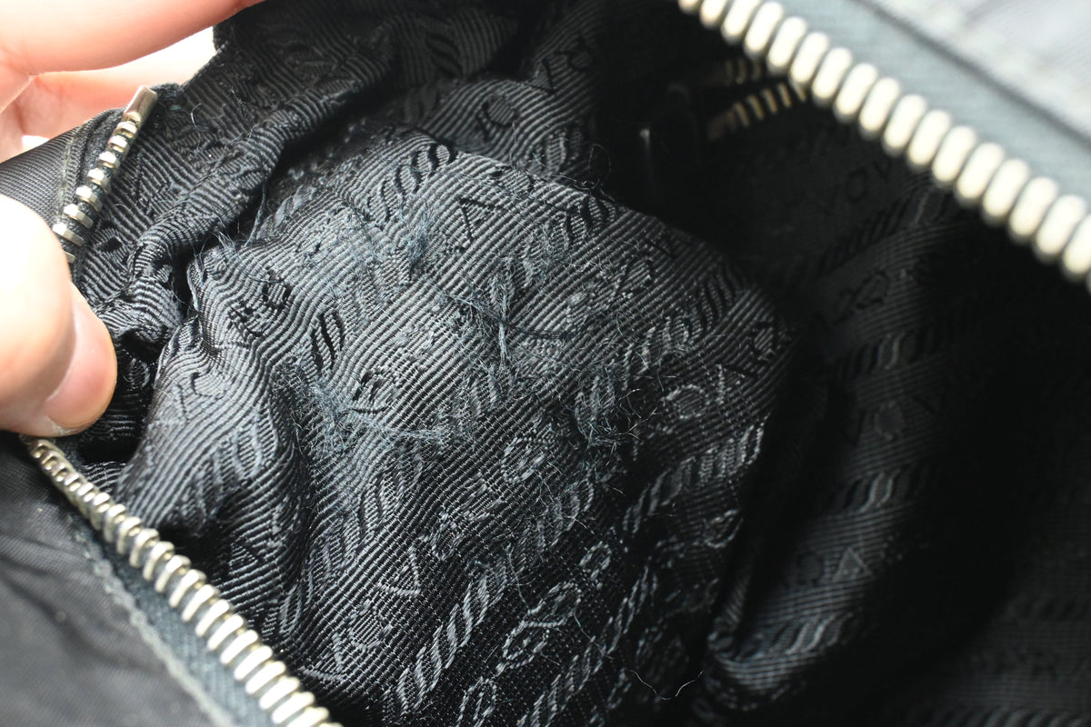 Prada Two Way Bag in Black Nylon