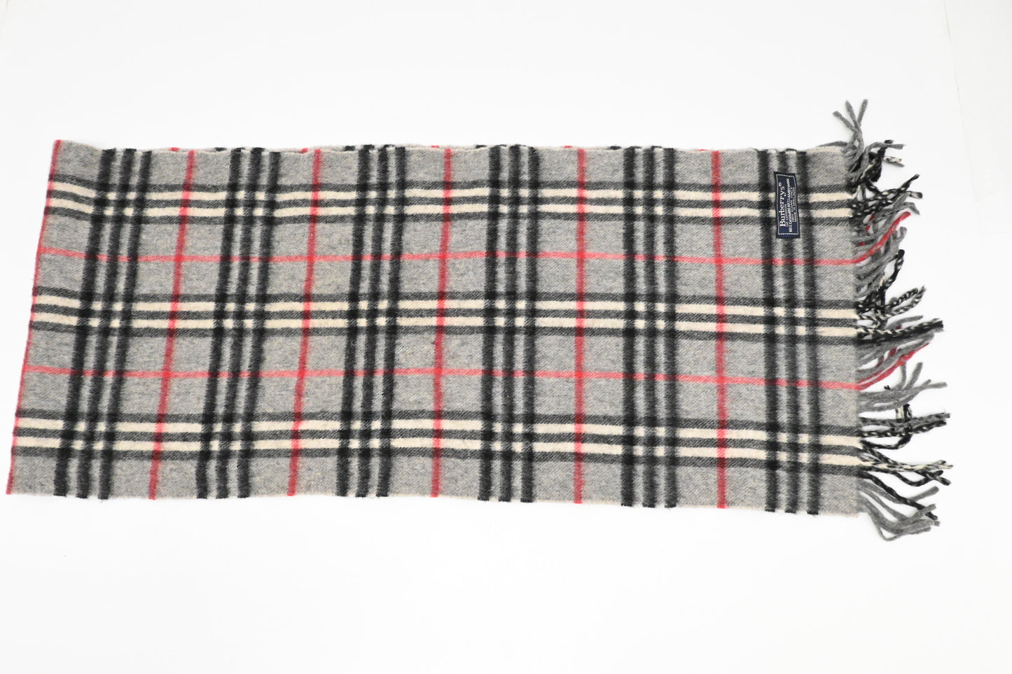 Burberry Scarf in Grey Cashmere