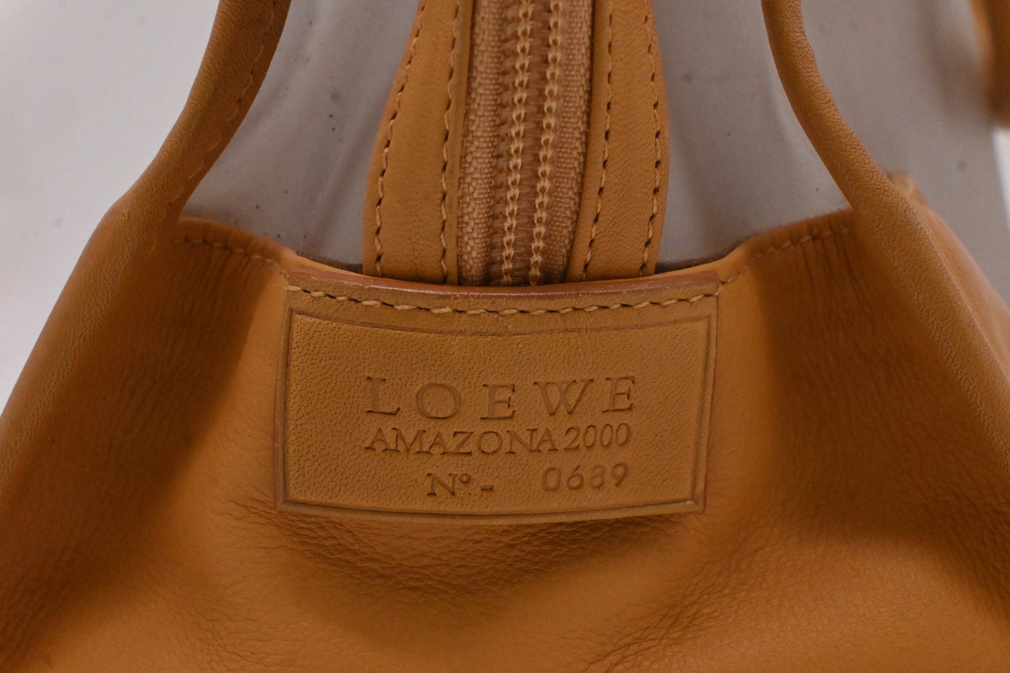 Loewe Amazona 2000 Handbag in Clear Vinyl