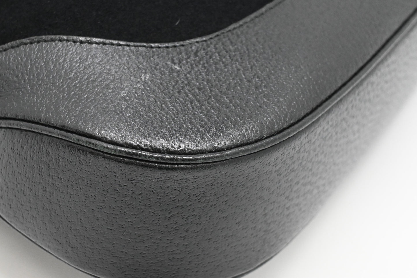 Gucci Jackie Shoulder Bag in Black Felt
