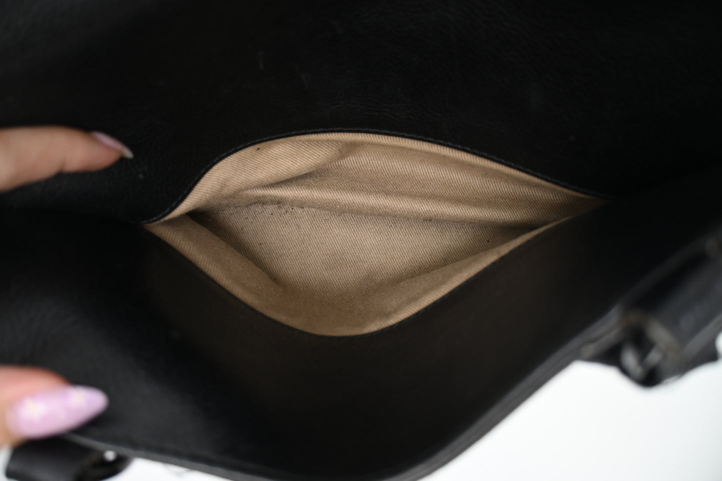 Cartier Marcello 2-Way Bag in Black Leather