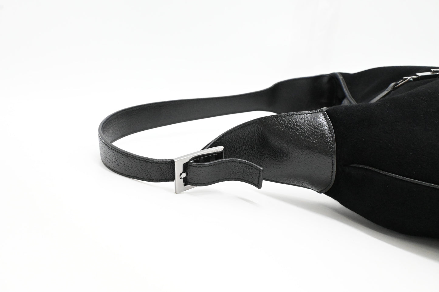 Gucci Jackie Shoulder Bag in Black Felt