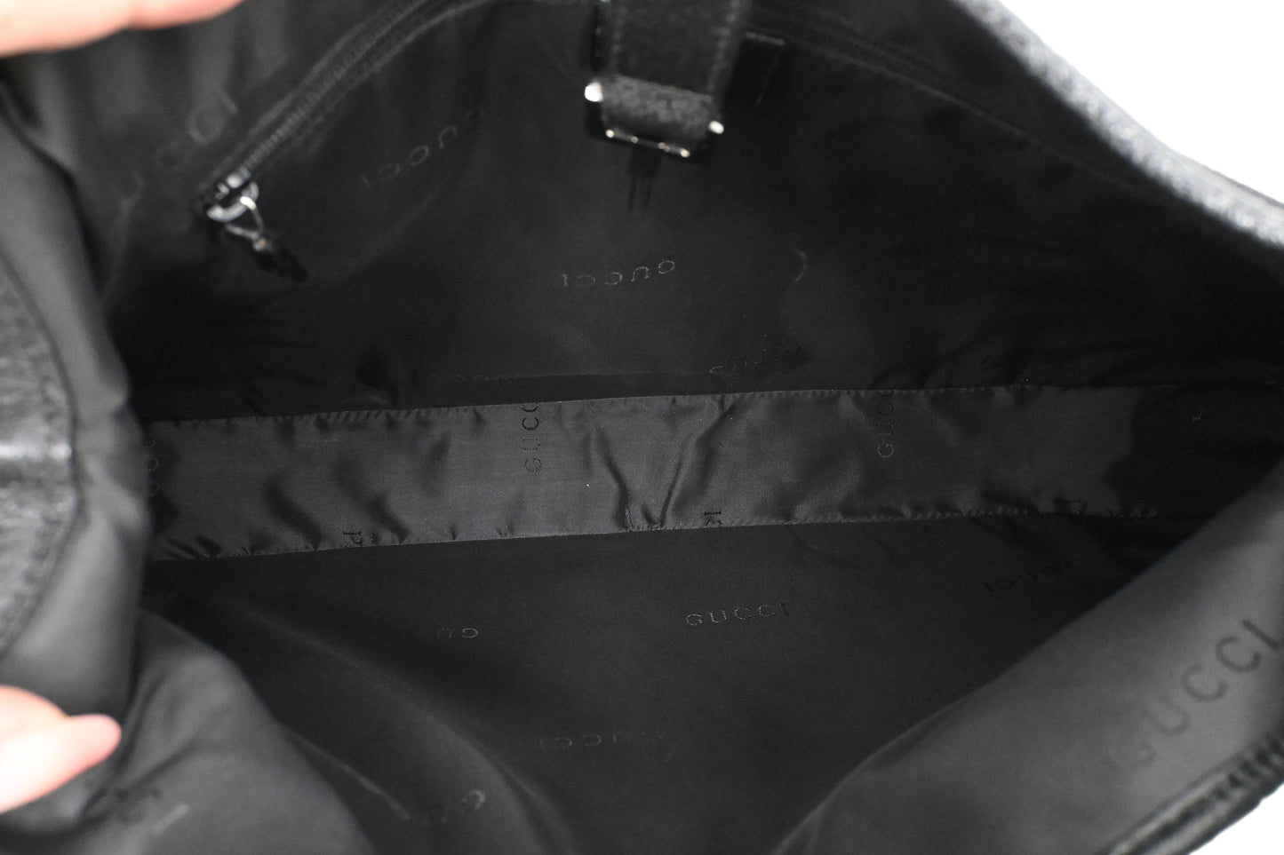 Gucci Jackie Shoulder Bag in Black Felt