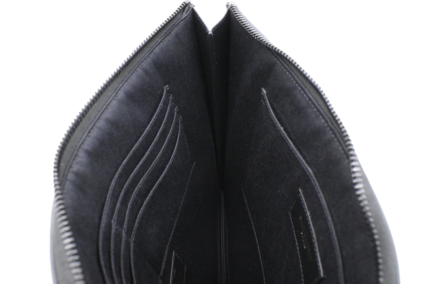 YSL Saint Laurent Clutch in Black Leather