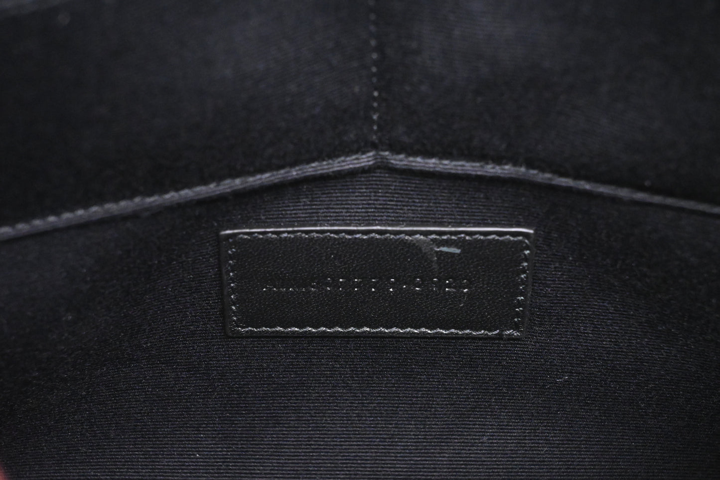 YSL Saint Laurent Clutch in Black Leather