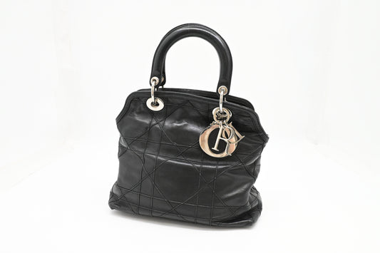 Dior Granville in Black Cannage Leather
