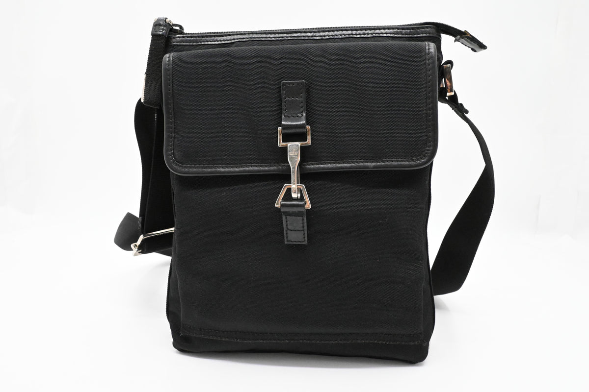 Gucci Crossbody Bag in Black Canvas