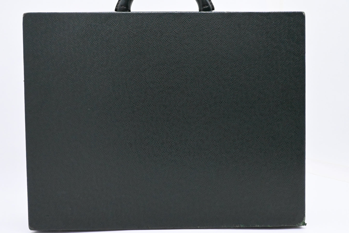 Louis Vuitton Briefcase in Green Taiga Leather