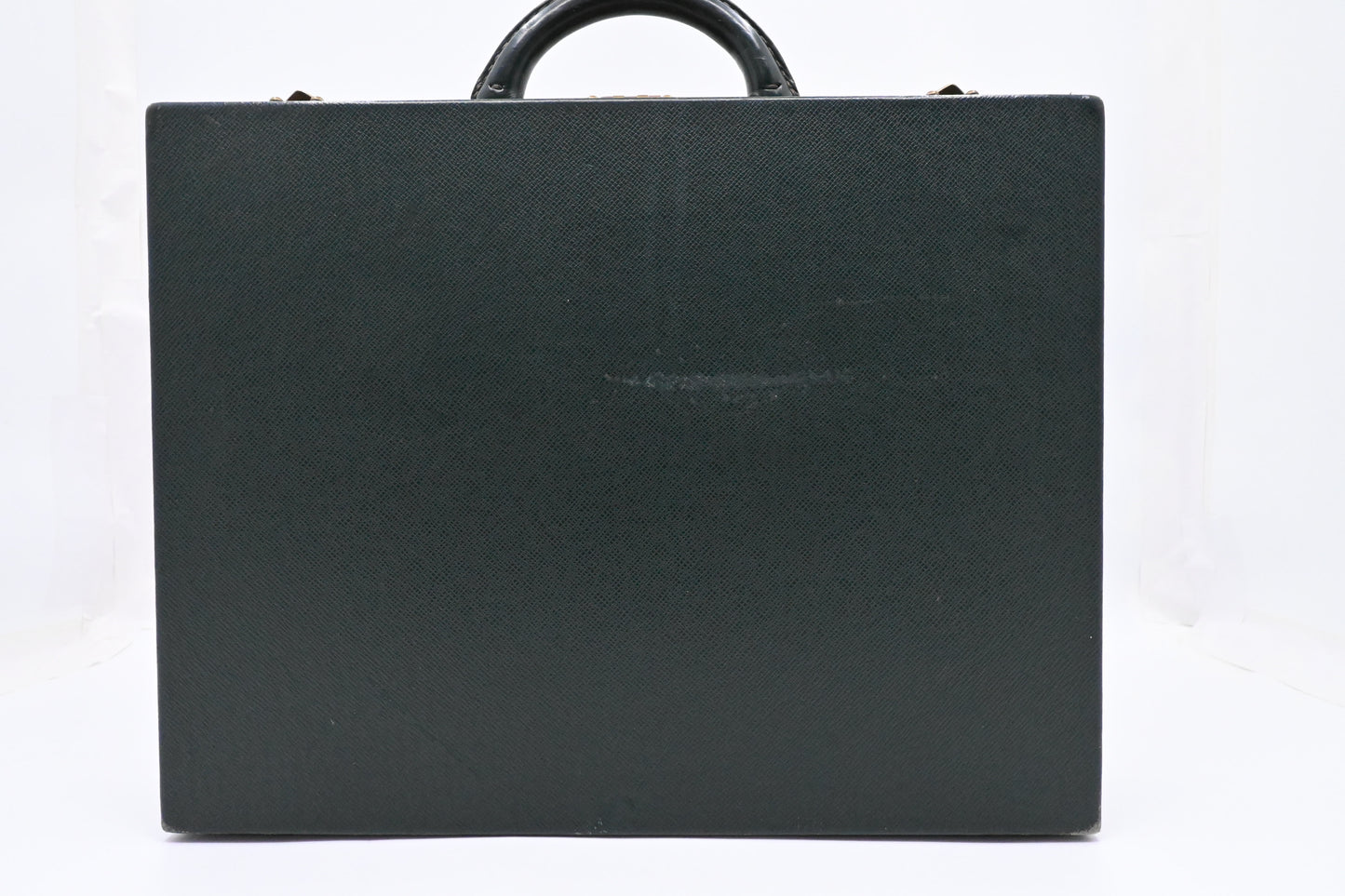 Louis Vuitton Briefcase in Green Taiga Leather