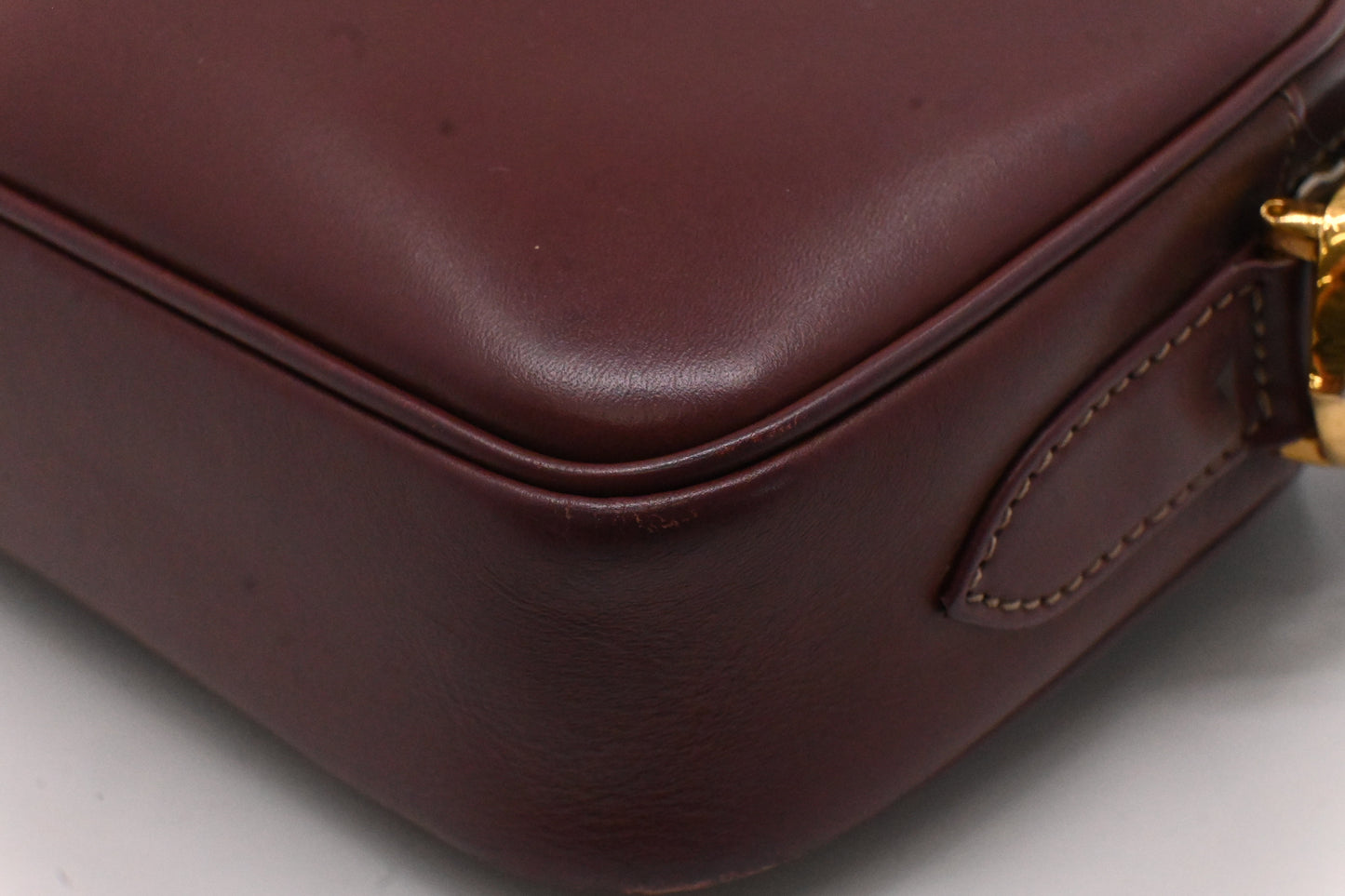 Cartier Crossbody in Burgundy Leather