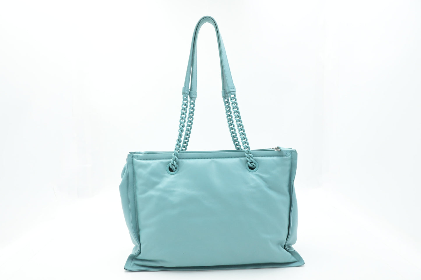 Ferragamo Vara Shoulder Bag in Teal Leather