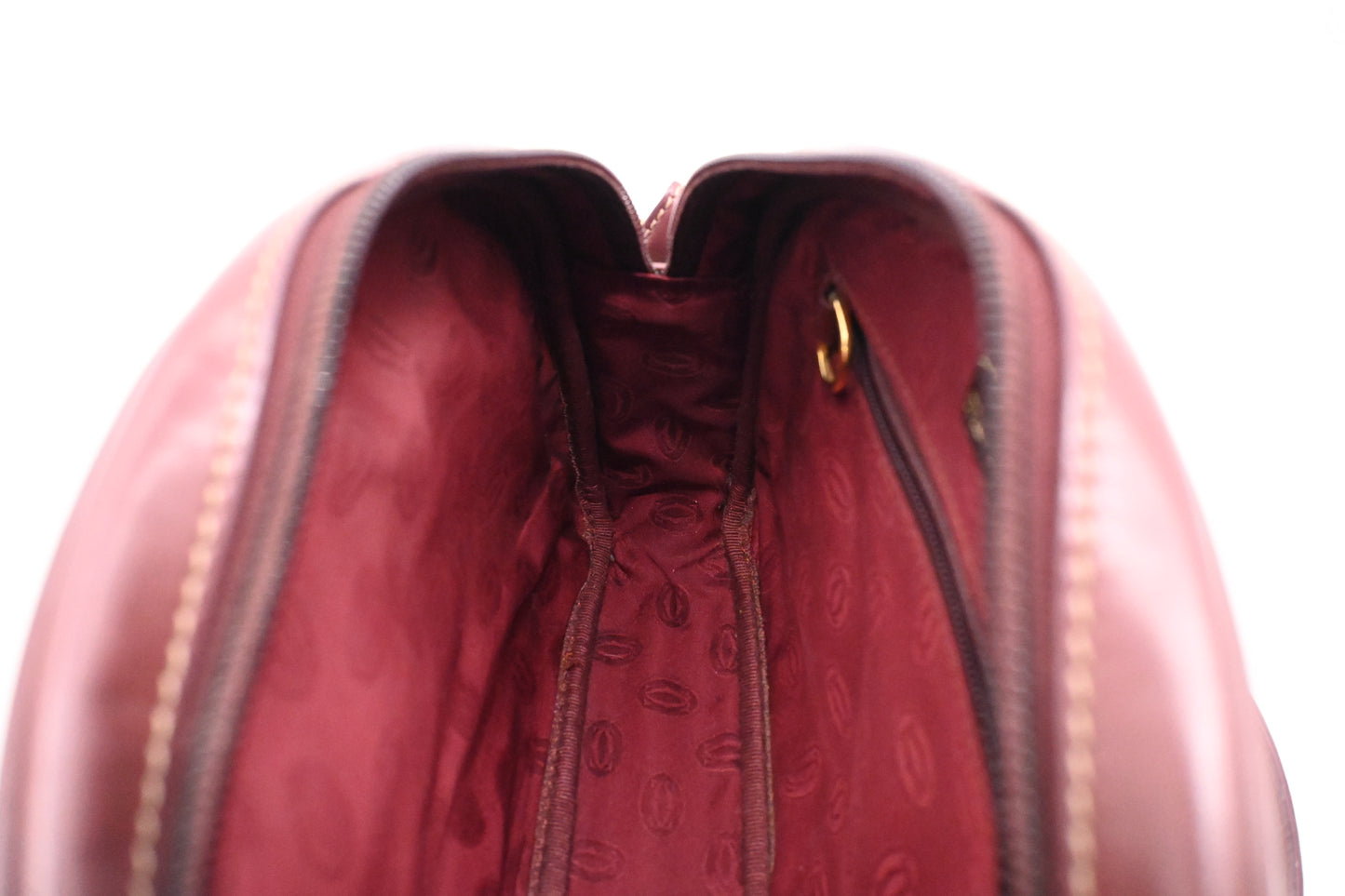 Cartier Crossbody in Burgundy Leather