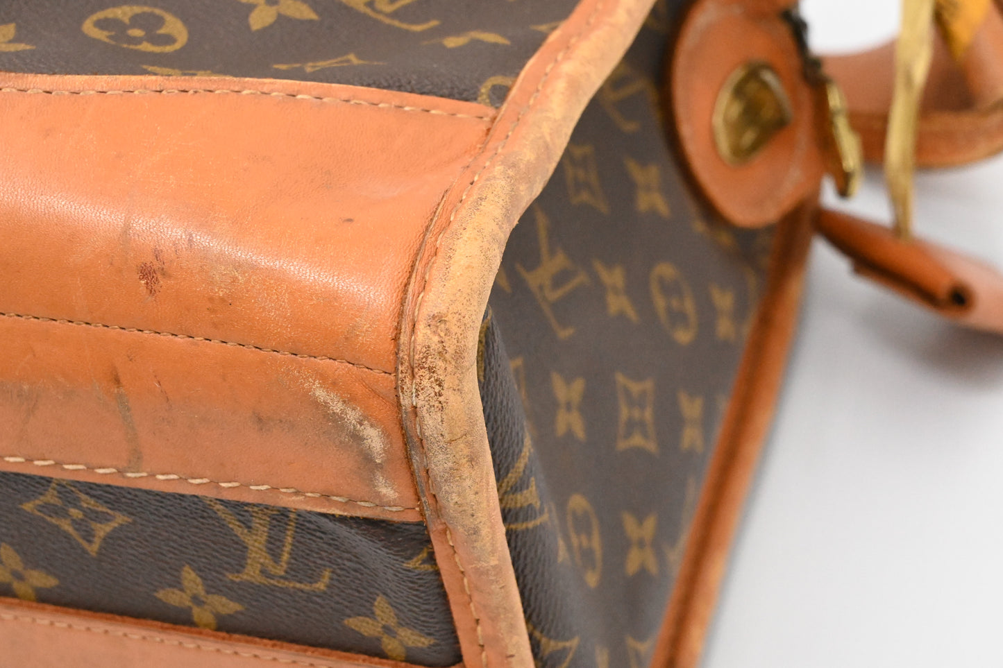 Louis Vuitton Travel Bag French Company in Monogram Canvas