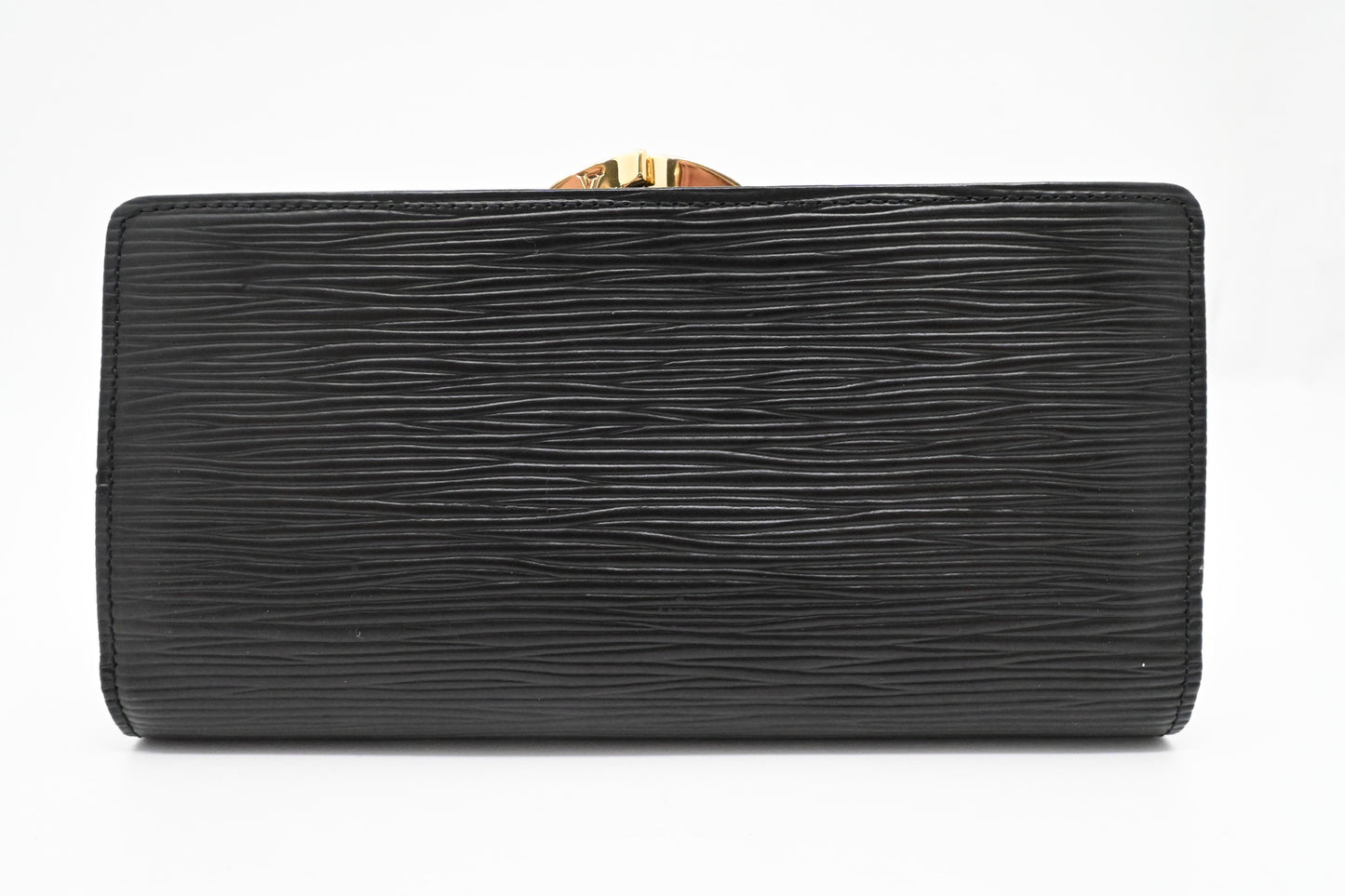 Louis Vuitton Viennois Long Wallet in Black Epi Leather