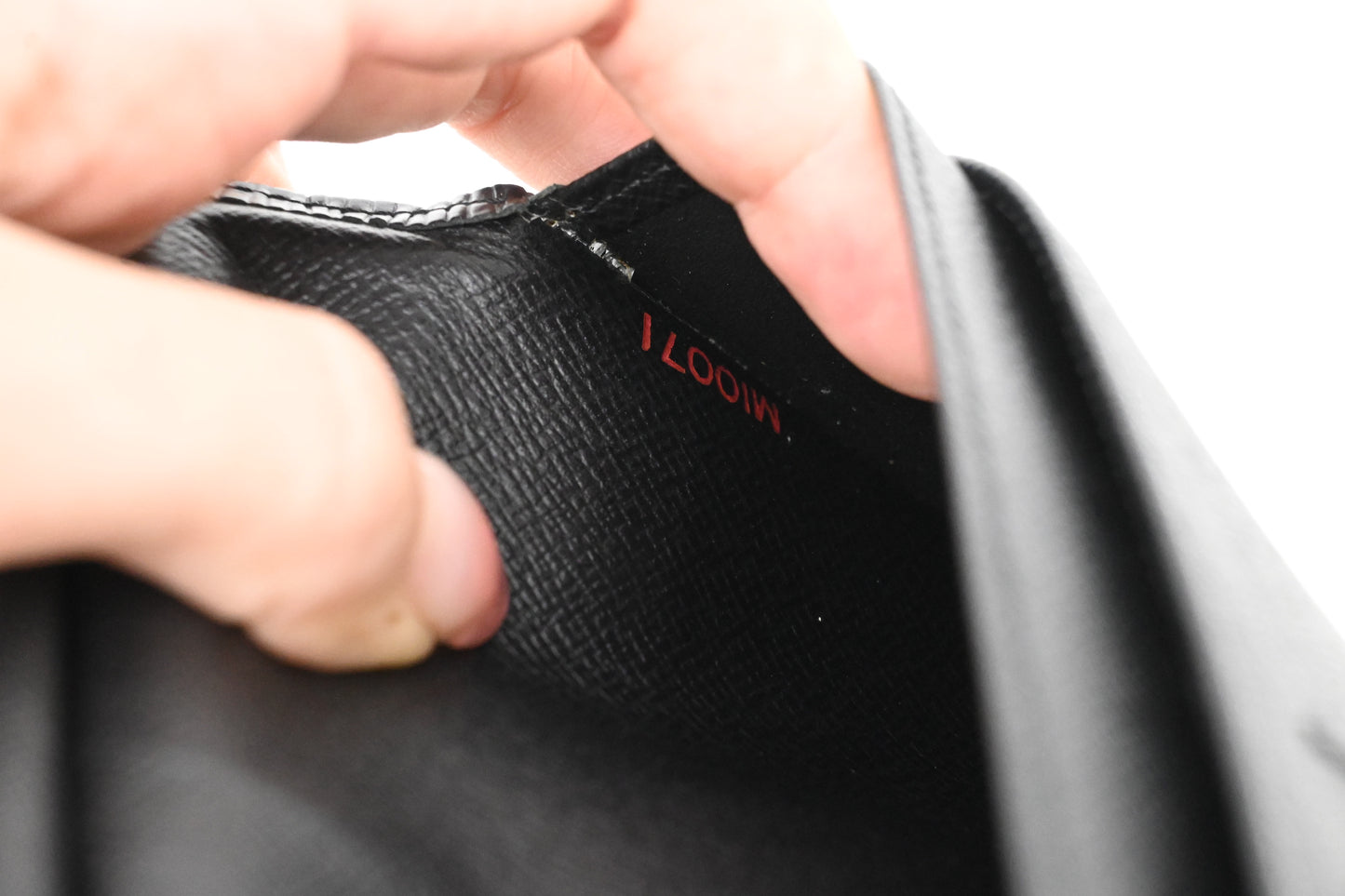 Louis Vuitton Viennois Long Wallet in Black Epi Leather
