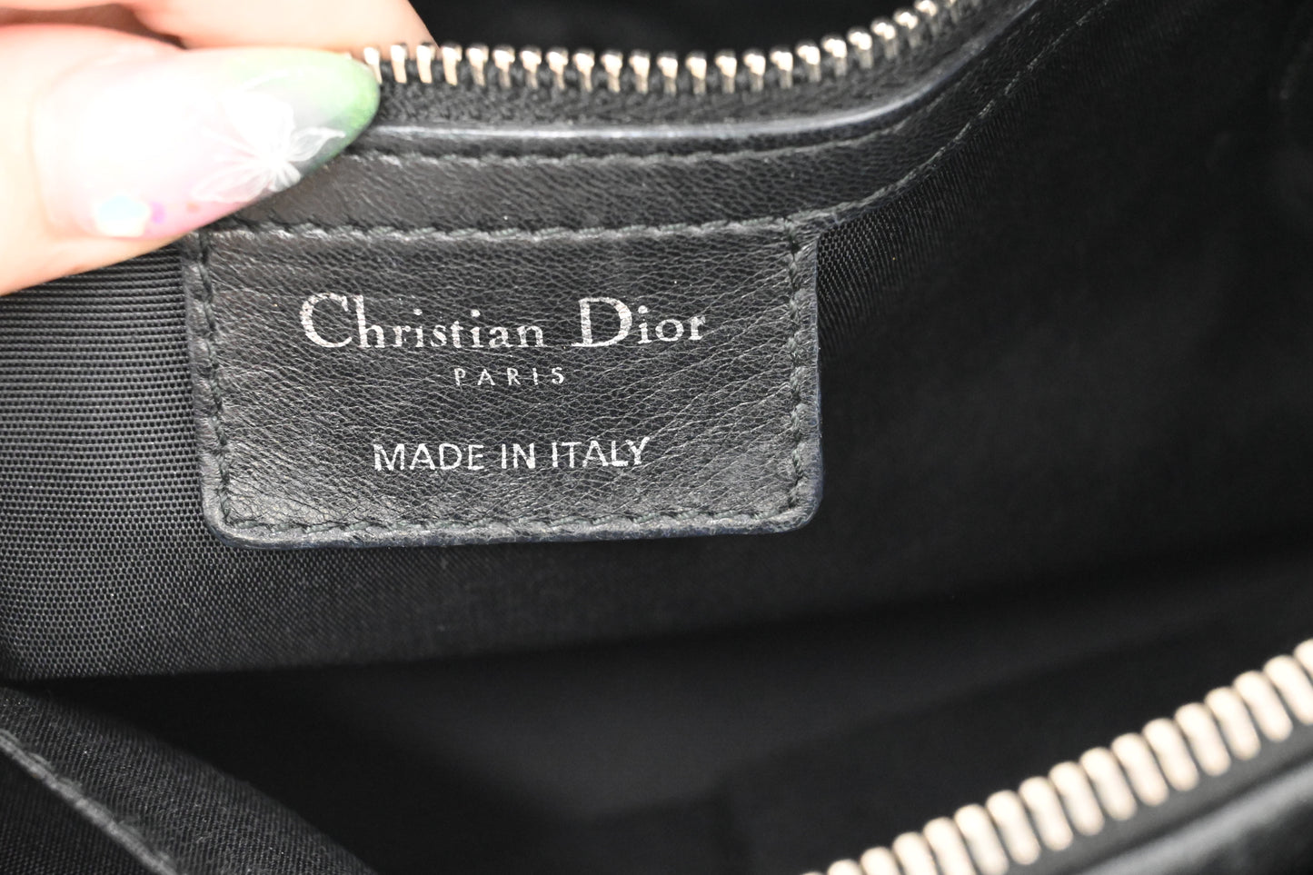 Dior Granville in Black Cannage Leather
