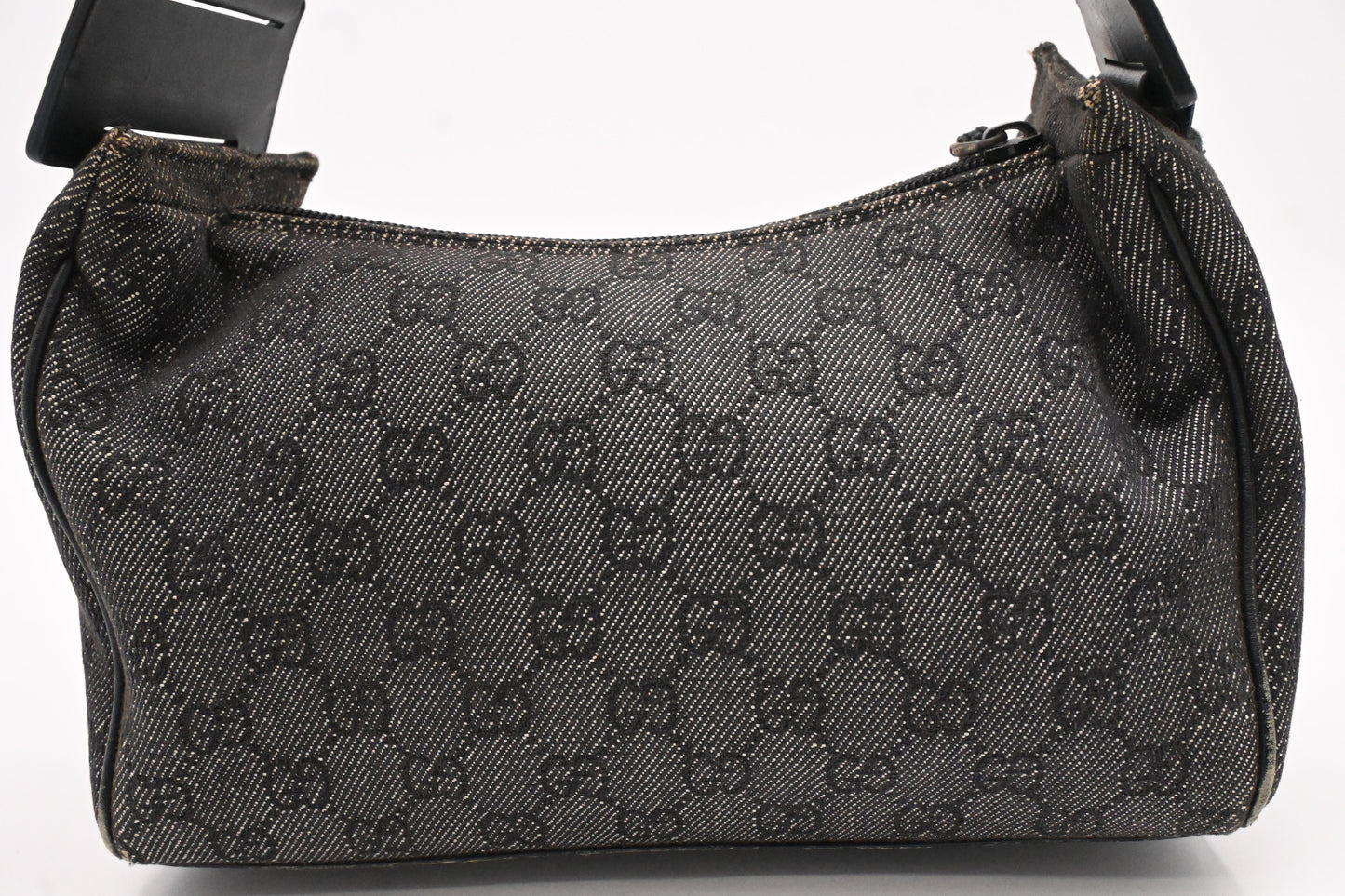 Gucci Shoulder Bag in Black and White GG Canvas