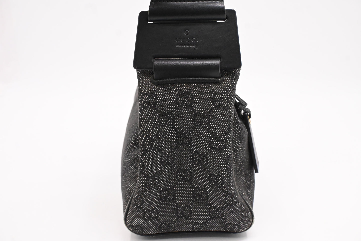 Gucci Shoulder Bag in Black and White GG Canvas