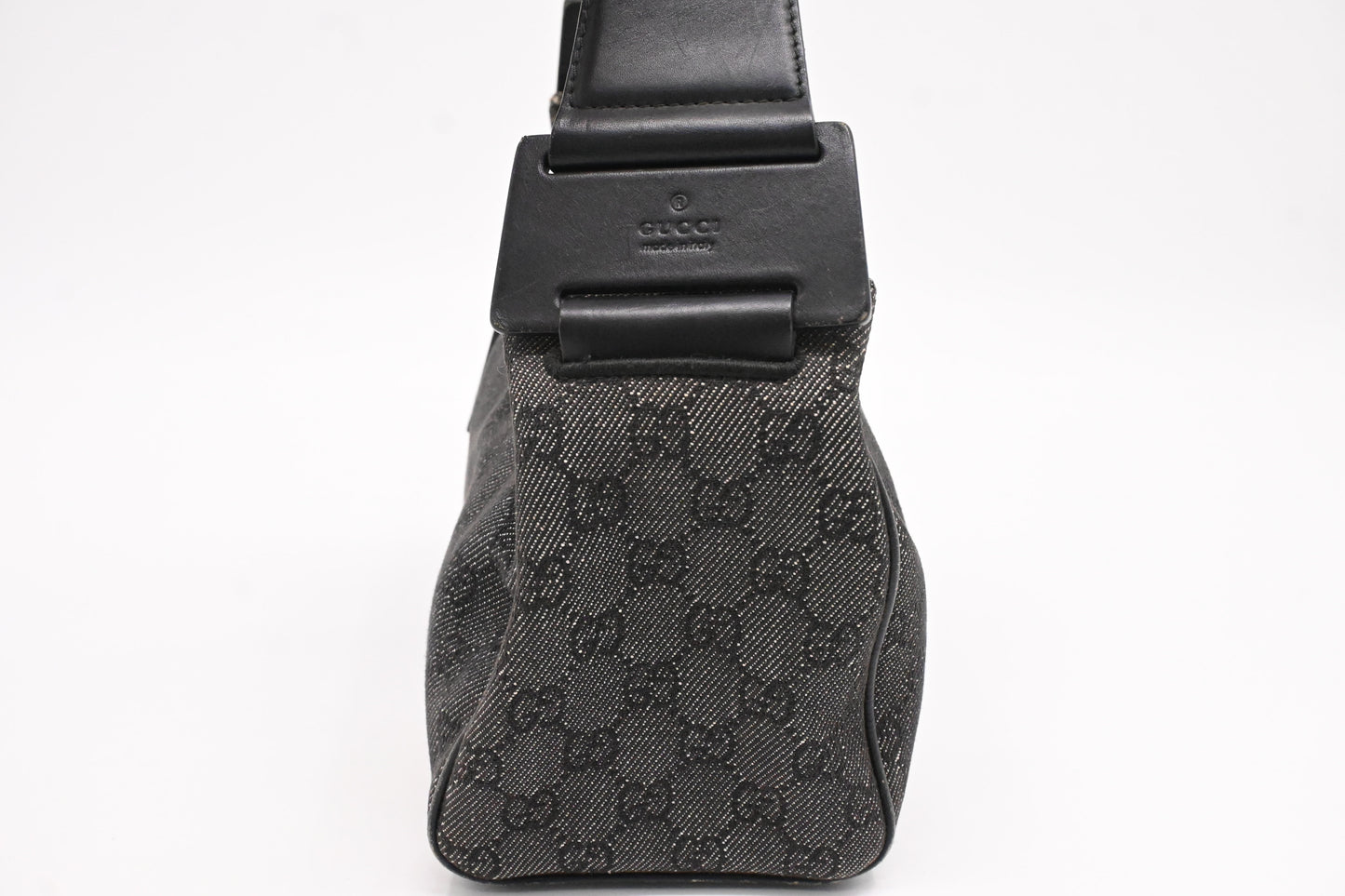 Gucci Shoulder Bag in Black and White GG Canvas