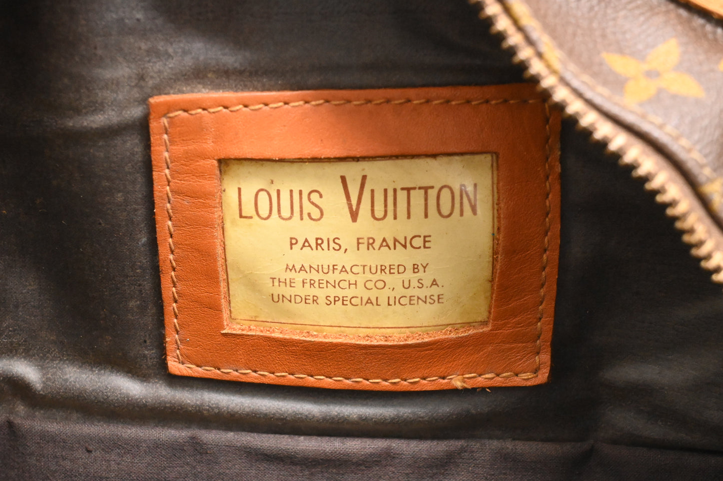 Louis Vuitton Travel Bag French Company in Monogram Canvas