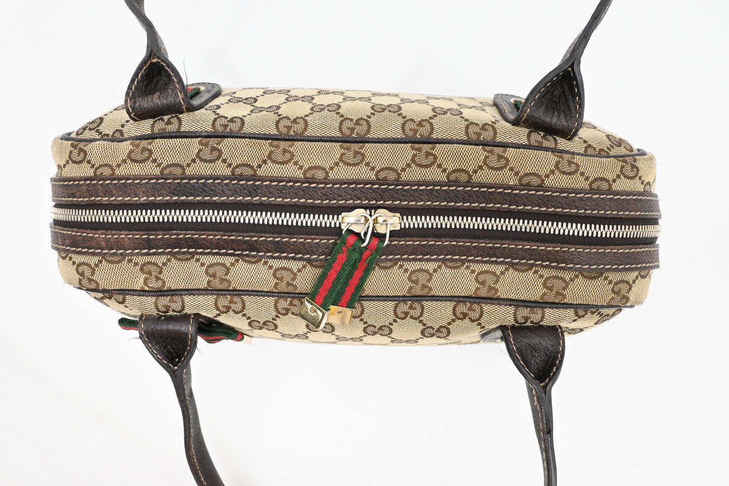 Gucci Shoulder Bag in Brown GG Canvas