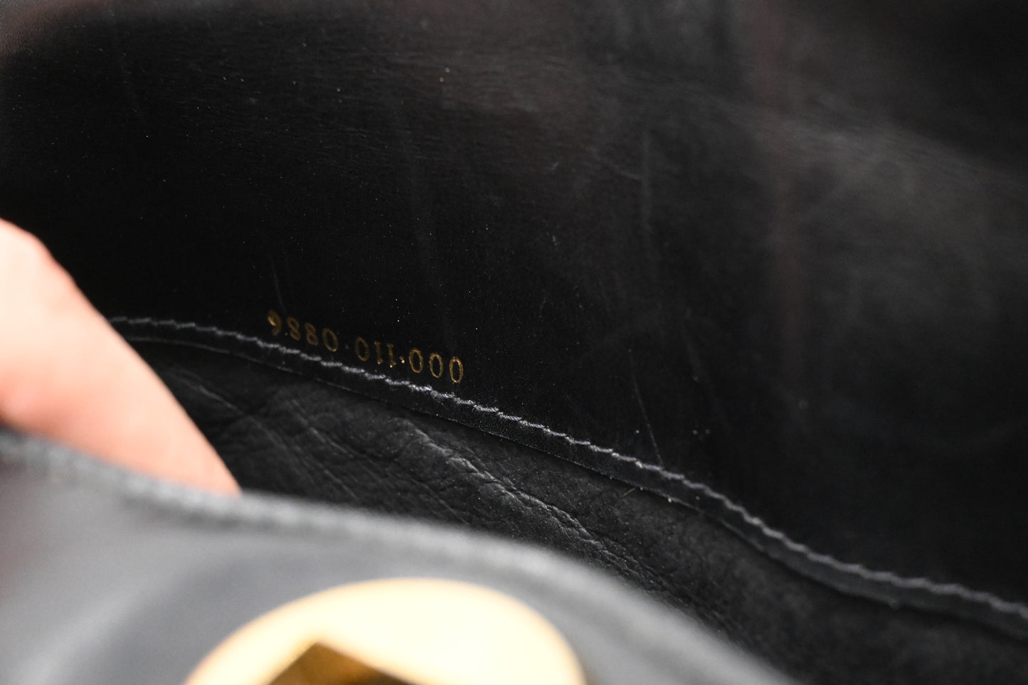 Gucci Handbag in Black Leather