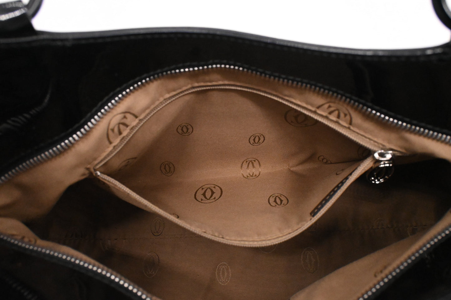 Cartier Marcello in Black Patent Leather