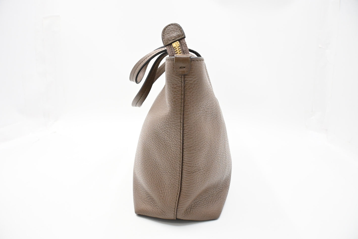 Ferragamo Mini Tote in Brown Leather