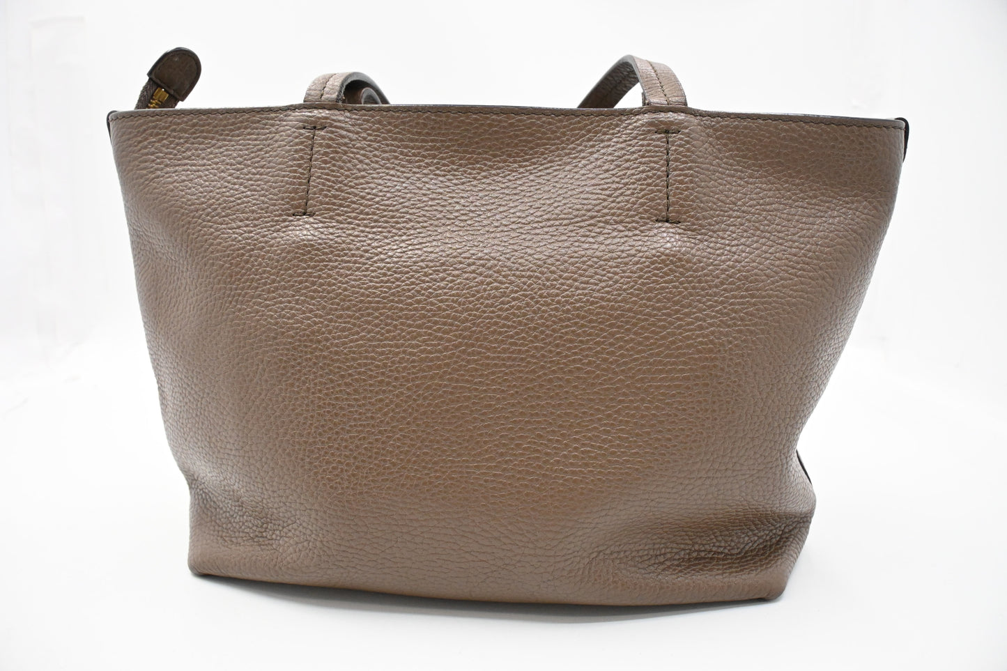 Ferragamo Mini Tote in Brown Leather