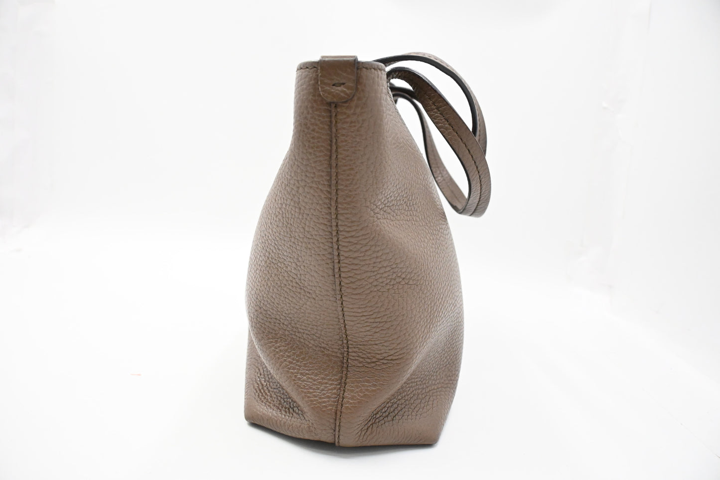Ferragamo Mini Tote in Brown Leather