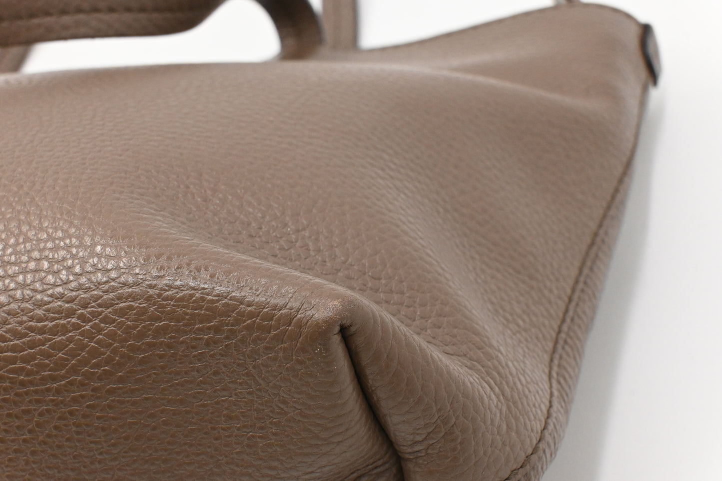Ferragamo Mini Tote in Brown Leather