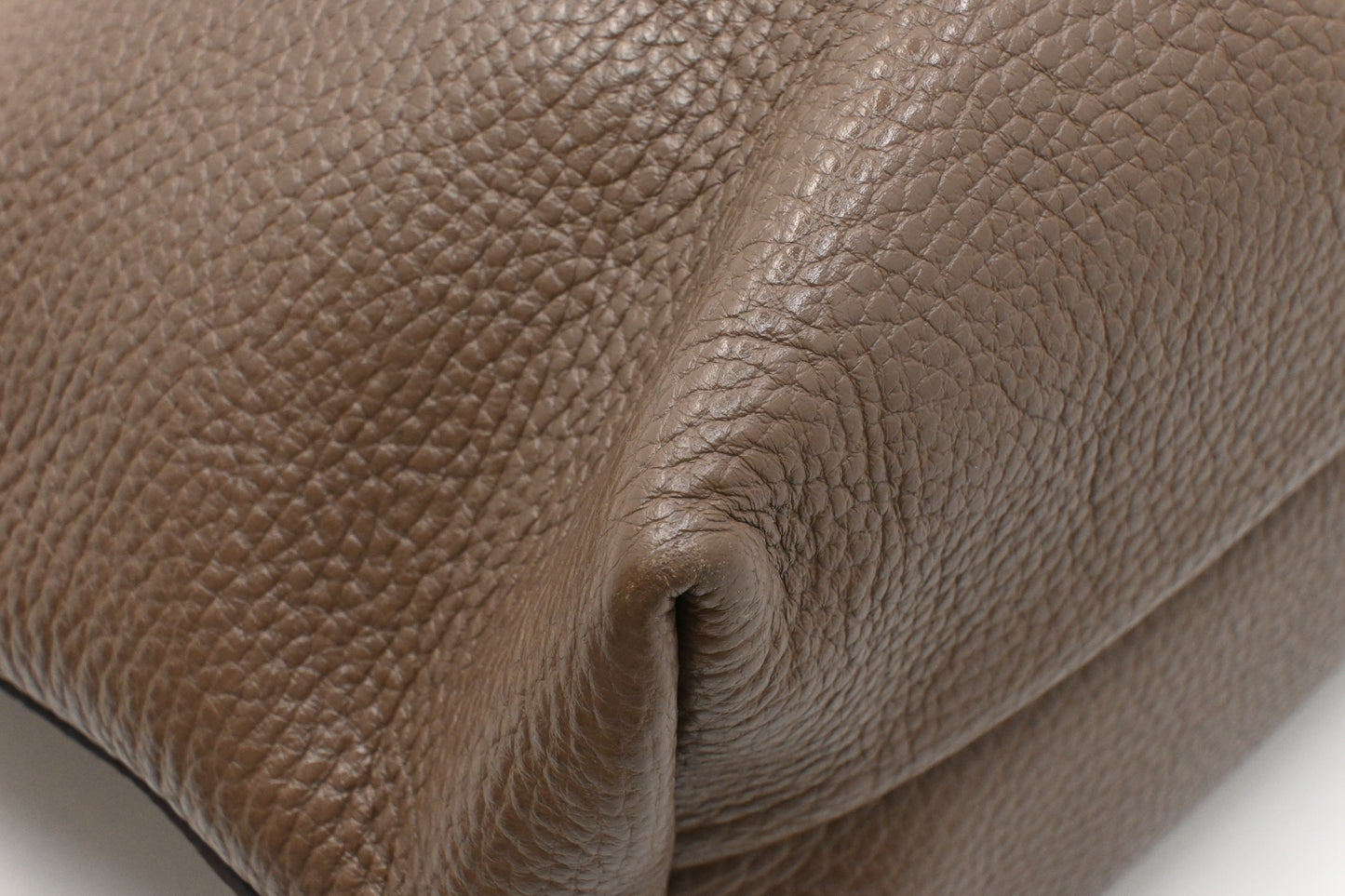 Ferragamo Mini Tote in Brown Leather
