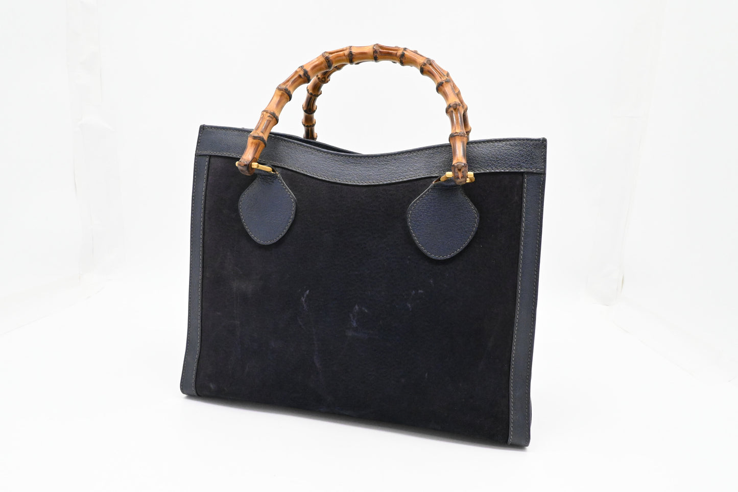 Gucci Medium Diana in Dark Blue Suede