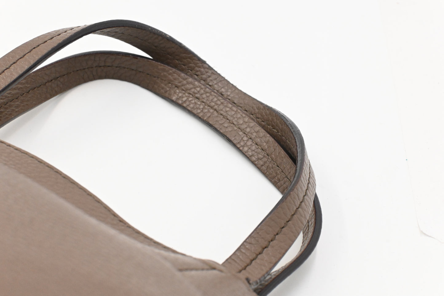 Ferragamo Mini Tote in Brown Leather