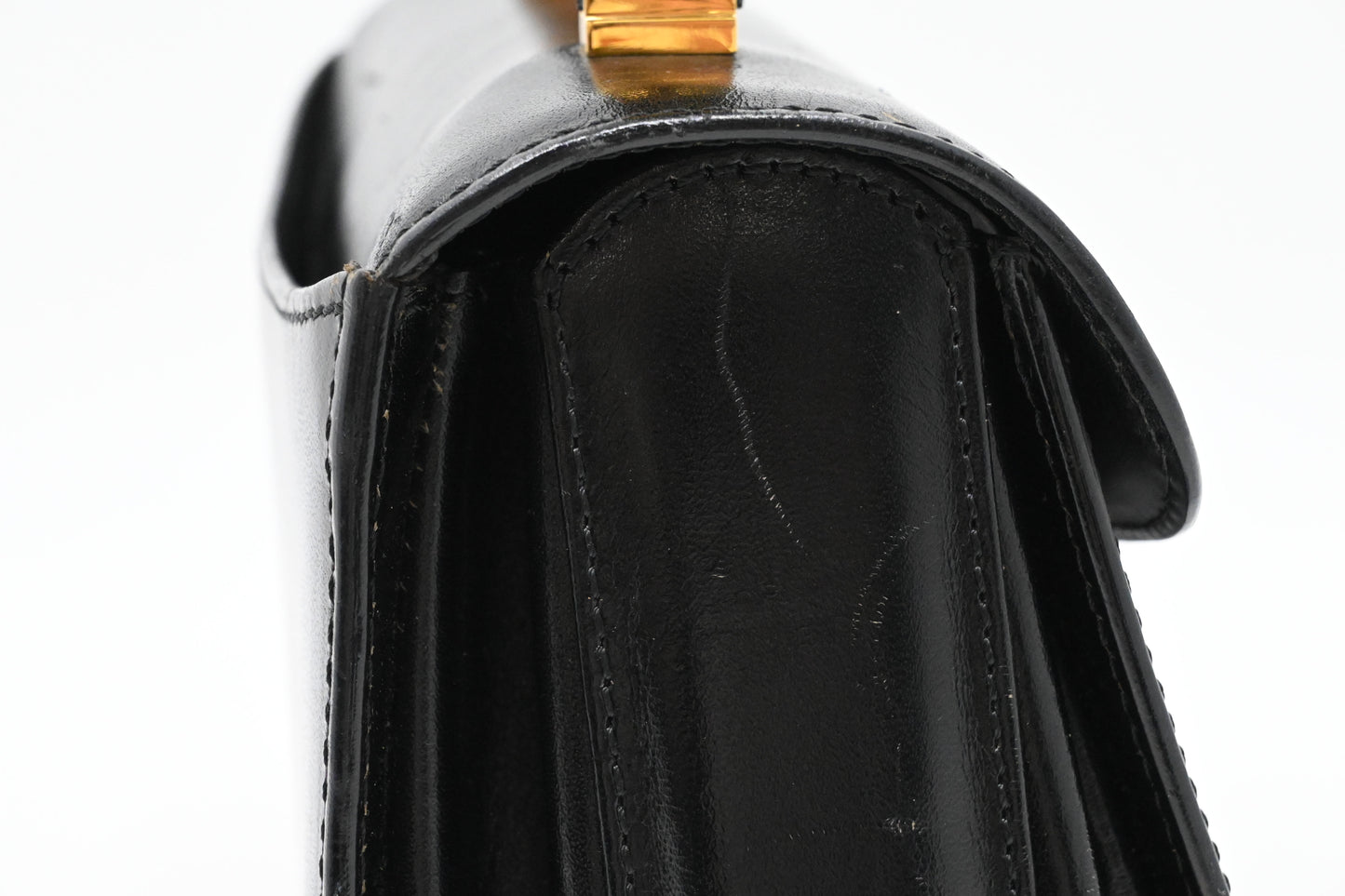 Bally Top Handle Handbag in Black Leather