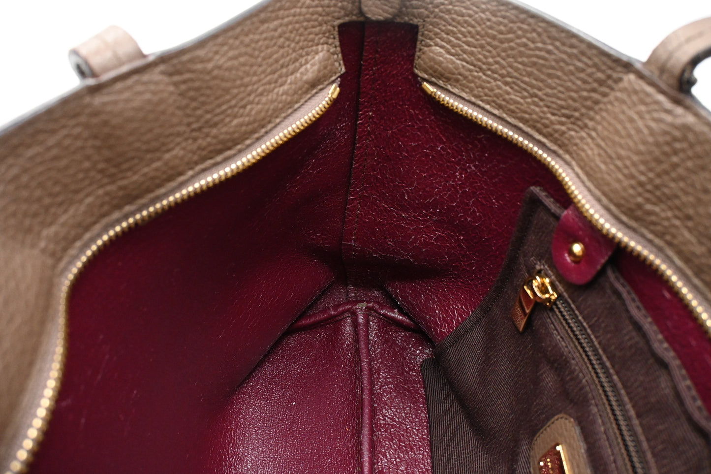 Ferragamo Mini Tote in Brown Leather